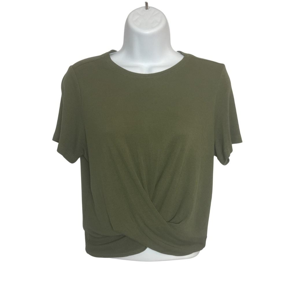 Marine Layer Womens‎ Med Ribbed Criss Cross Casual Capsule Wardrobe Minimalist